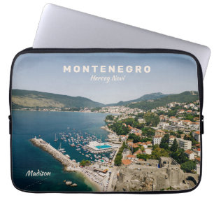 Custom Name & Text Montenegro Laptop Sleeve