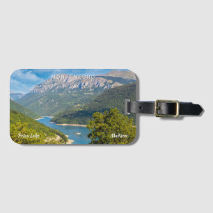 Custom Name & Text Montenegro Luggage Tag