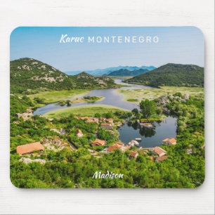 Custom Name & Text Montenegro Mouse Pad