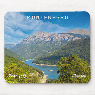Custom Name & Text Montenegro Mouse Pad