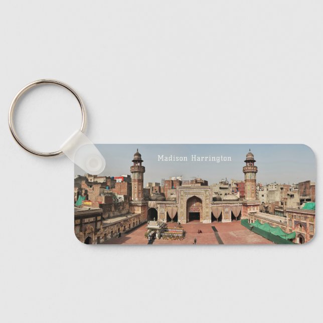 Custom Name & Text Pakistan Key Ring (Back)