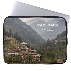 Custom Name & Text Pakistan Laptop Sleeve
