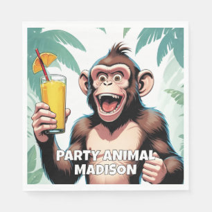Custom Name / Text Party Animal Napkin