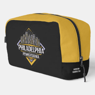 Custom Name / Text Philadelphia Pennsylvania Dopp Kit