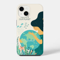 Custom Name & Text Planet Earth Mother