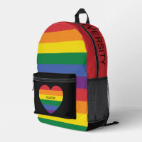 Custom Name & Text Rainbow Pride