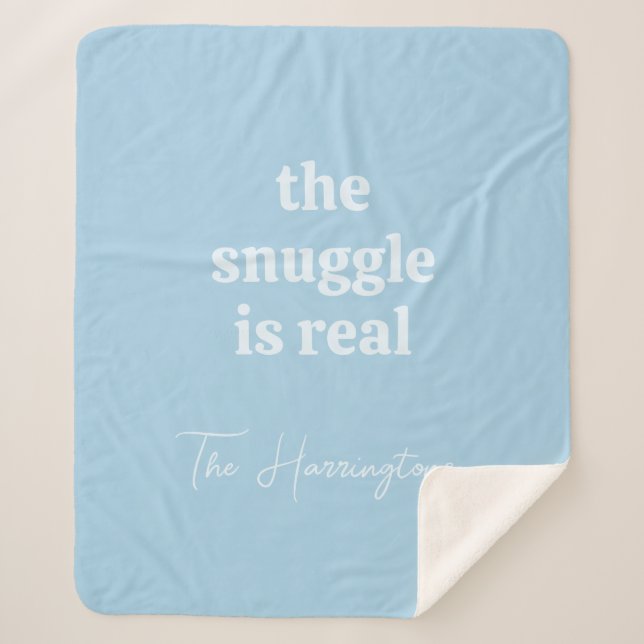 Custom Name & Text Sherpa Blanket (Front)