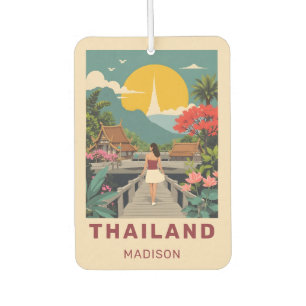 Custom Name / Text Thailand Car Air Freshener