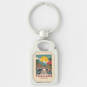 Custom Name / Text Thailand Key Ring