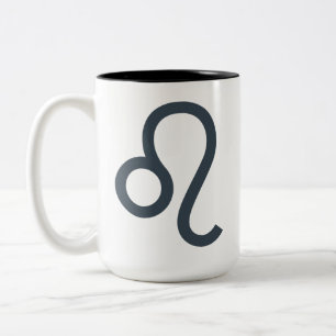 Custom Name / Text Zodiac Sign Leo Two-Tone Coffee Mug