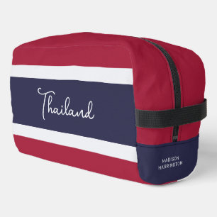 Custom Name Thailand Colours Dopp Kit