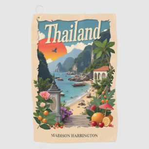 Custom Name Thailand Golf Towel