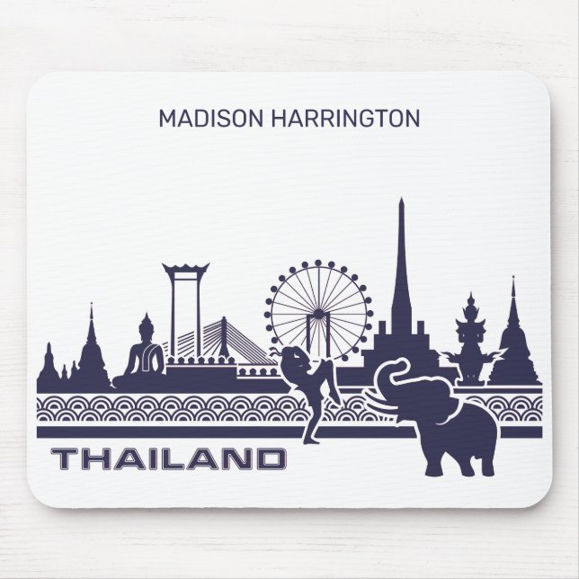 Custom Name Thailand Mouse Pad (Front)
