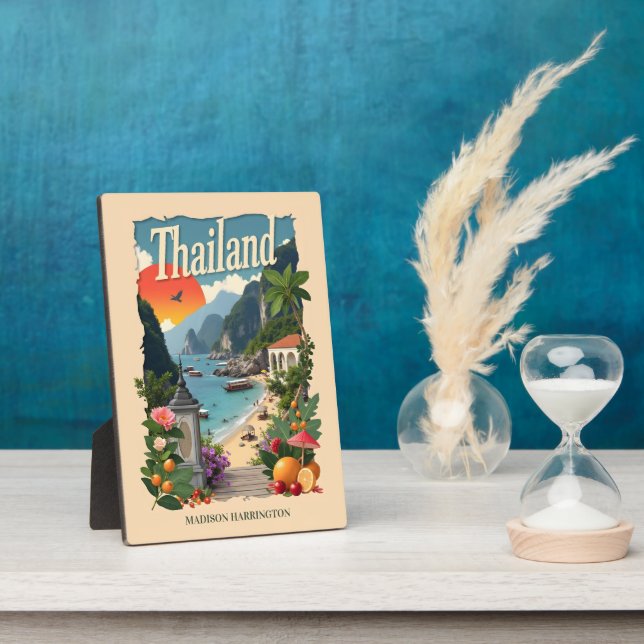 Custom Name Thailand Plaque (Side)