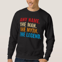 Custom Name The Man The Myth The Legend Retro