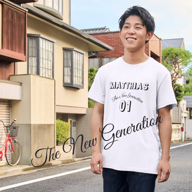 Custom Name - The New Generation 01 - T-Shirt (Creator Uploaded)