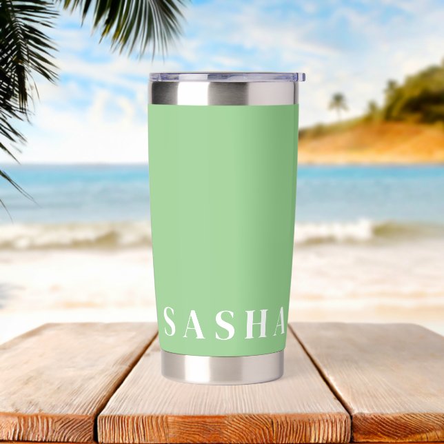 Custom Name Thermal Tumbler (Beach)