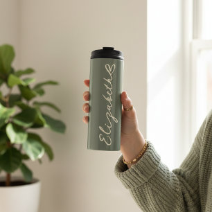Custom Name Thermal Tumbler Gift for Bridal Party