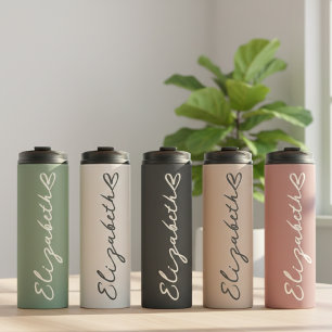 Custom Name Thermal Tumbler Gift for Mum & Grandma