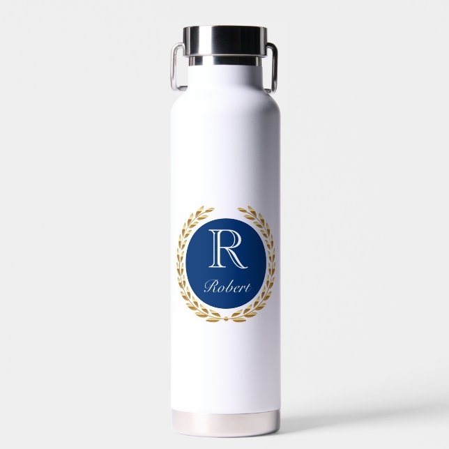 Custom Name Thermal Water Bottle (Front)