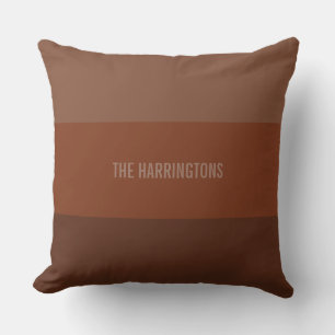 Custom name throw pillows