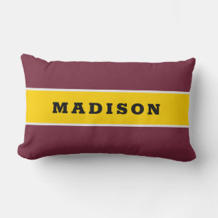 Custom name throw pillows