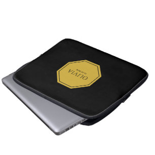 Custom Name & Title 13" Neoprene Laptop Sleeve