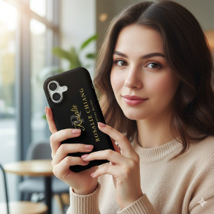 Custom Name & Title with Monogram