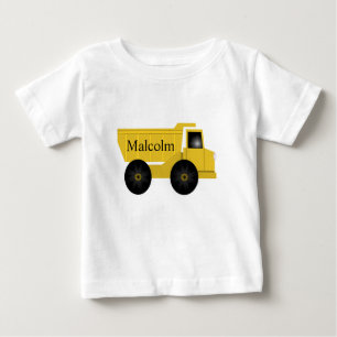Custom Name Toddler Truck T-Shirt - Malcolm