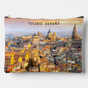 Custom Name Toledo Spain Accessory Pouch
