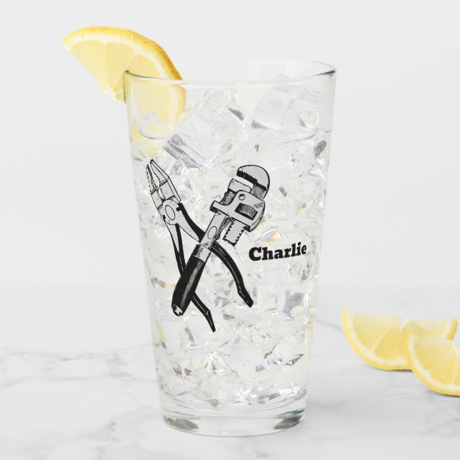 Custom name TOOLS Glass (Front Ice)