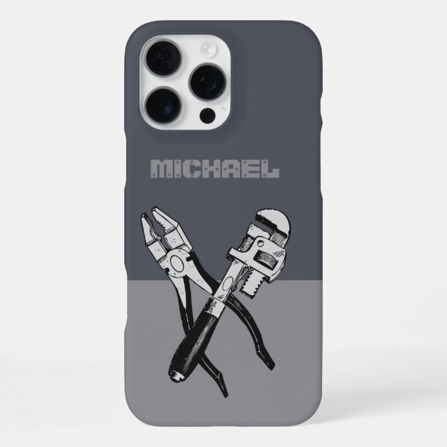 Custom Name TOOLS iPhone Case (Back)