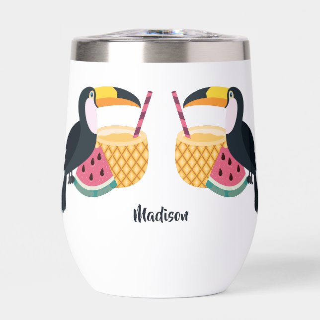 Custom Name Toucan Illustration (Front)