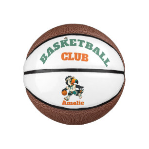 Custom Name Toucan Kids Basketball Club Ball