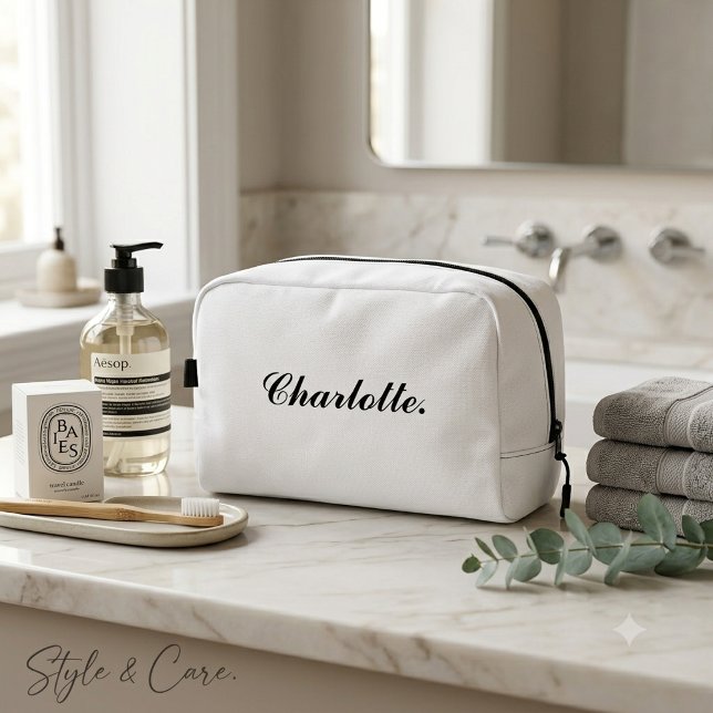 Custom Name Travel Toiletry Bag Dopp Kit (Custom Name Travel Toiletry Bag Dopp Kit)