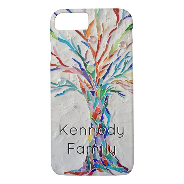 Custom Name Tree Case-Mate iPhone Case (Back)