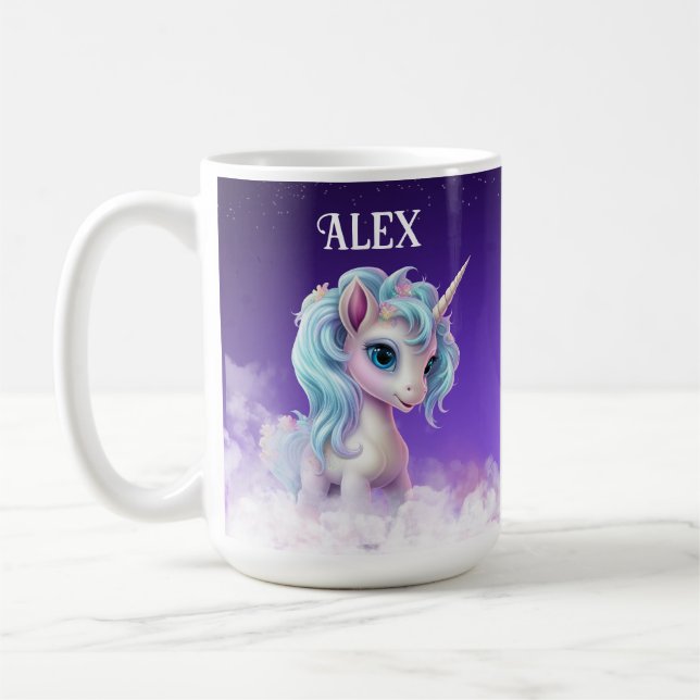 Custom name Unicorn mug (Left)