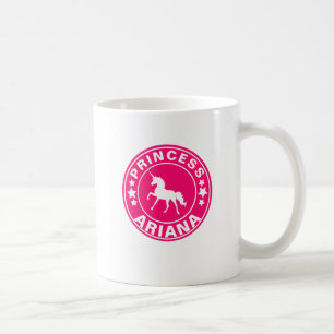 Custom Name Unicorn Princess Pink Personalised Mug