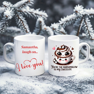 Custom Name Valentine Mug Funny Food Love Gift