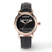 Custom Name Valentine's Message for Girlfriend