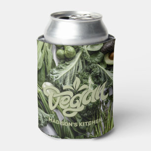 Custom Name Vegan Can Cooler