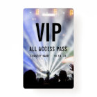 Custom Name VIP All Access Pass Concert
