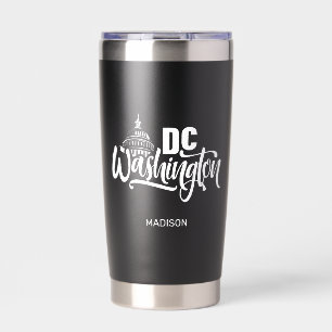 Custom Name Washington DC Insulated Tumbler