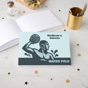 Custom Name Water Polo Guest Book