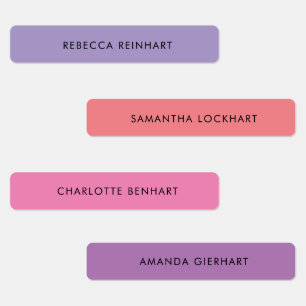 Custom Name Waterproof Colourful Kids