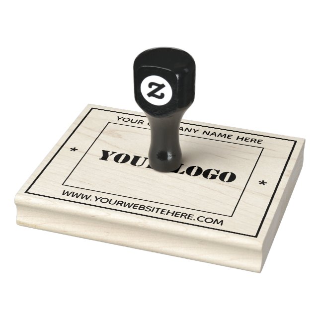 Custom Name Website Business Logo Stamp Example (Stamp)