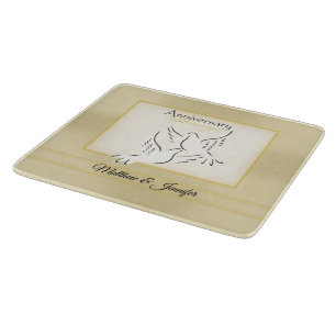 Custom Name, Wedding Anniversary Blessings Cutting Board