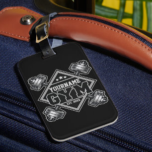 Custom NAME Weightlifting Home Crossfit Gym Luggage Tag