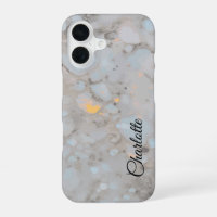 Custom Name White Crystal
