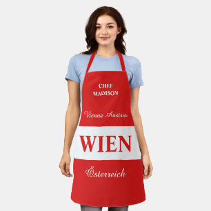 Custom name Wien - Vienna Apron